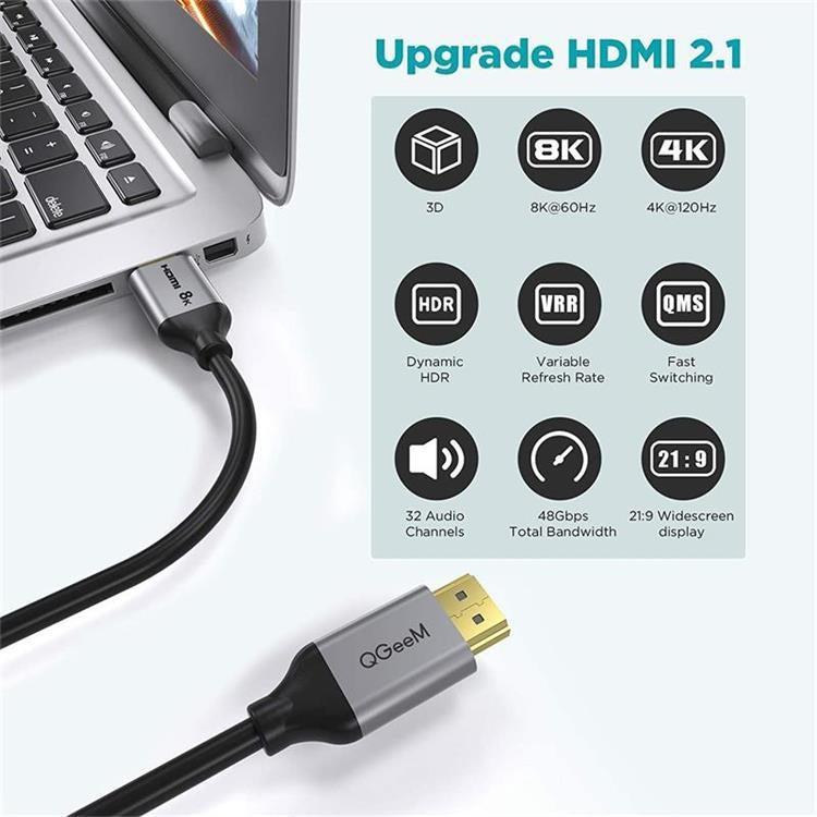 QGeeM QG-AV17 HDMI轉HDMI連接線 支持8K&60Hz