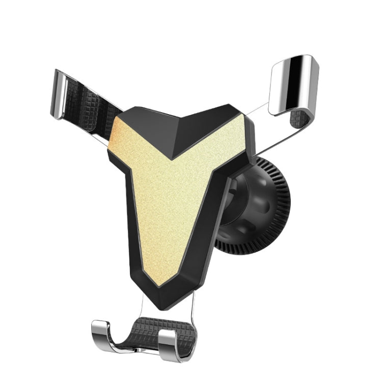 重力導航汽車出風口三角手機支架