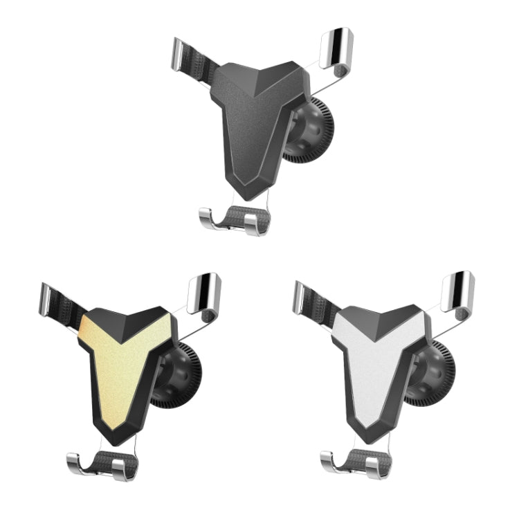 重力導航汽車出風口三角手機支架