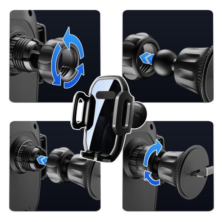 勾夾式車載手機導航支撐架, Hook Mirror Black