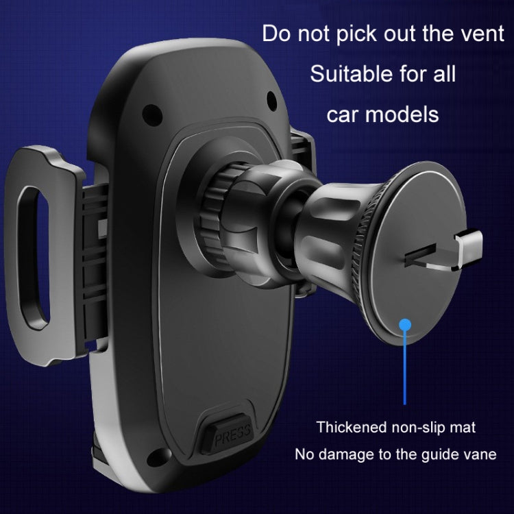 勾夾式車載手機導航支撐架, Hook Mirror Black
