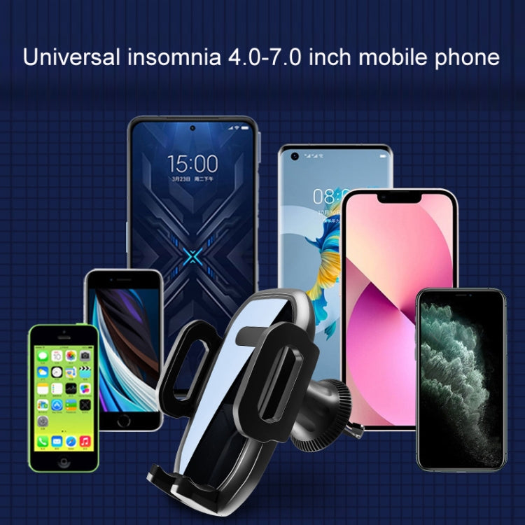 勾夾式車載手機導航支撐架, Hook Mirror Black