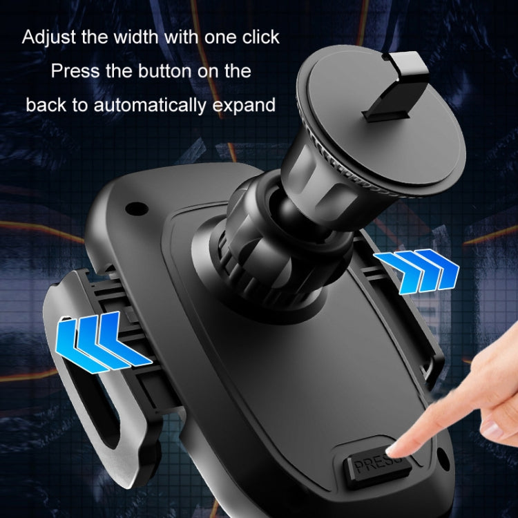 勾夾式車載手機導航支撐架, Hook Mirror Black