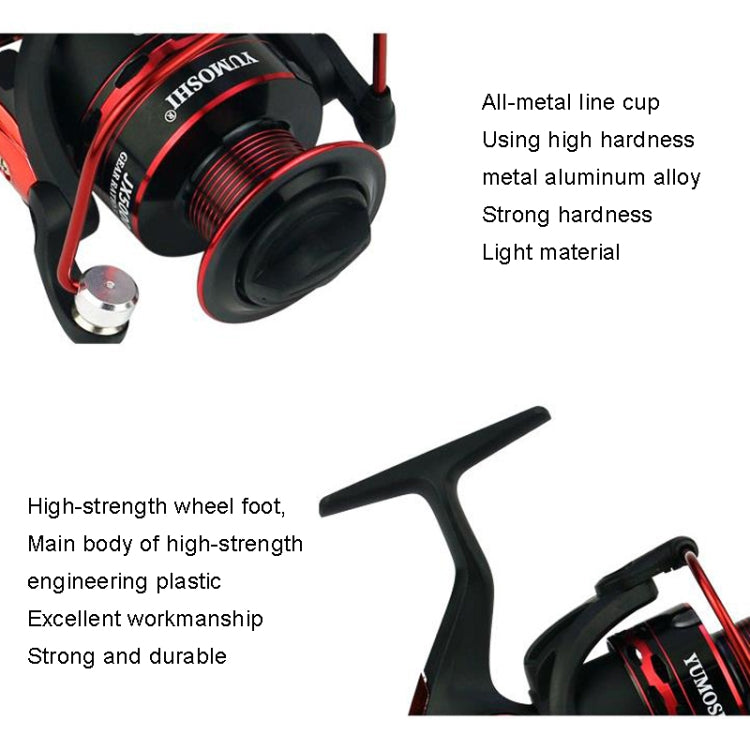 木手把金屬頭漁線輪紡車輪