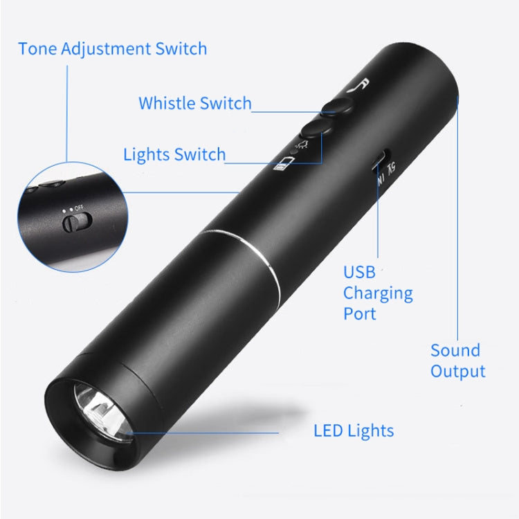 H11 可充電交通指揮訓練电子口哨 帶照明功能，中規插頭