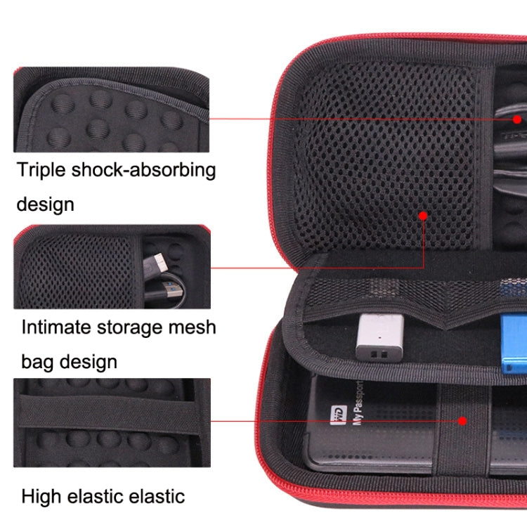 適用希捷WD東芝 2.5寸移動硬盤包多用途數據線包