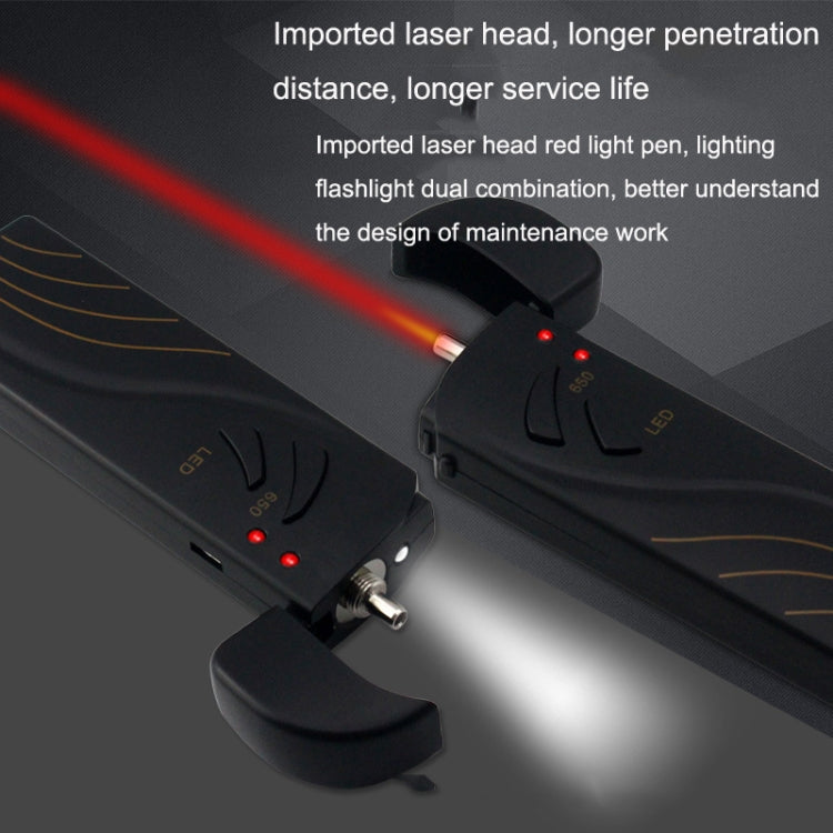 TL-B3-L15 10KM-15KM 迷你型可充電光纖紅光源測試筆翻蓋通光筆