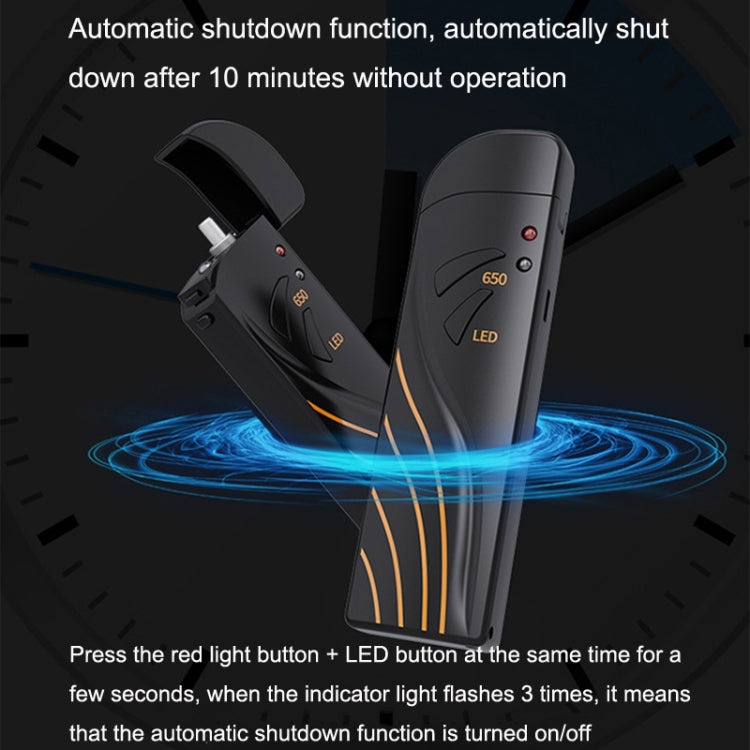 TL-B3-L15 10KM-15KM 迷你型可充電光纖紅光源測試筆翻蓋通光筆