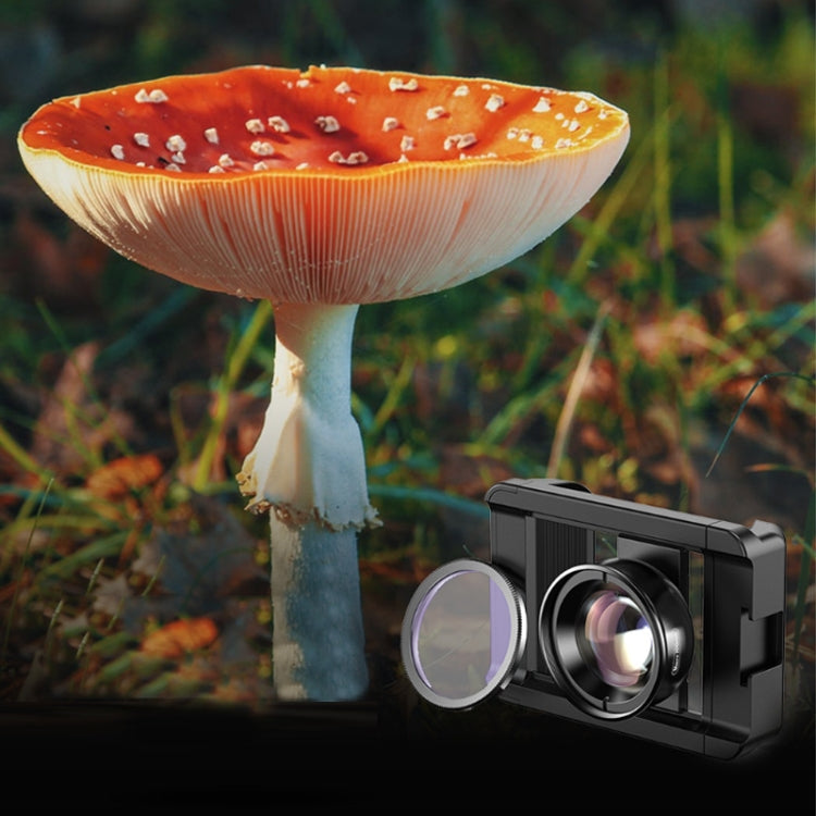 APEXEL CM-HB100CPL HB100mm高清外置微距手機鏡頭 帶CPL