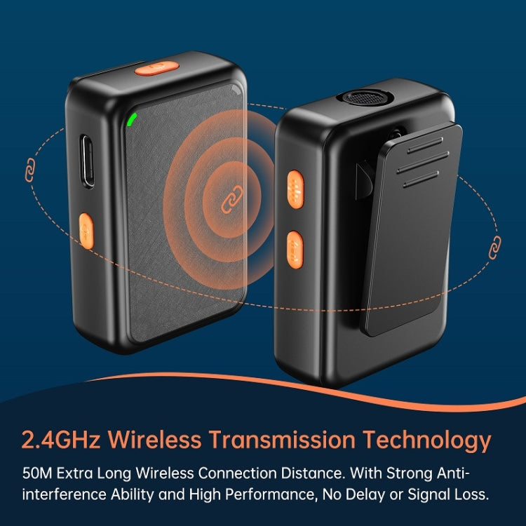 APEXEL APL-MIC009 一拖二戶外直播降噪收音話筒