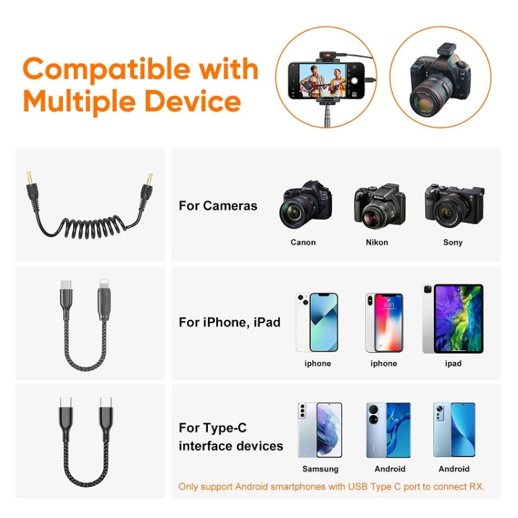 APEXEL APL-MIC009 一拖二戶外直播降噪收音話筒