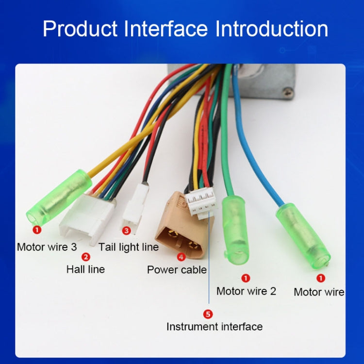 24V/36V/48V正弦波無刷直流電動車控制器  350W控制器電路板