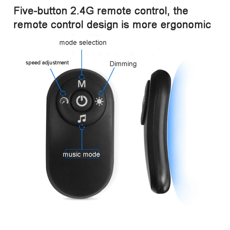 SKS-JZ-13  DC 12V 10米15燈藍牙RGB地插燈串防水跑馬幻彩氛圍燈