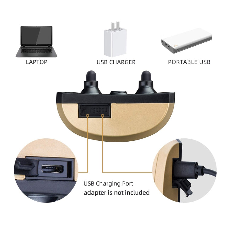 USB可充電止吠器項圈智能超聲波訓狗器防狗叫