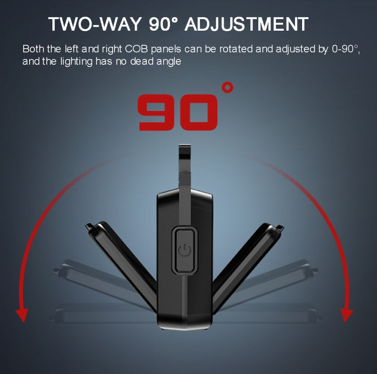 雙面COB手電筒迷你鑰匙扣燈露營燈