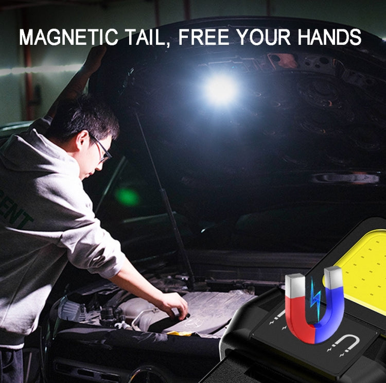 雙面COB手電筒迷你鑰匙扣燈露營燈