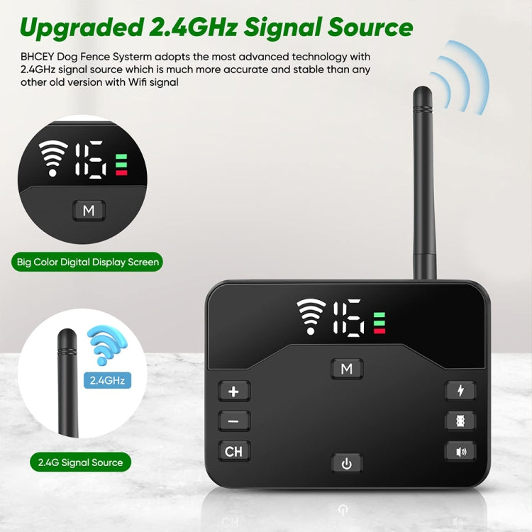 寵物用品二合一智能可充電寵物訓狗器狗項圈無線遙控电子圍欄