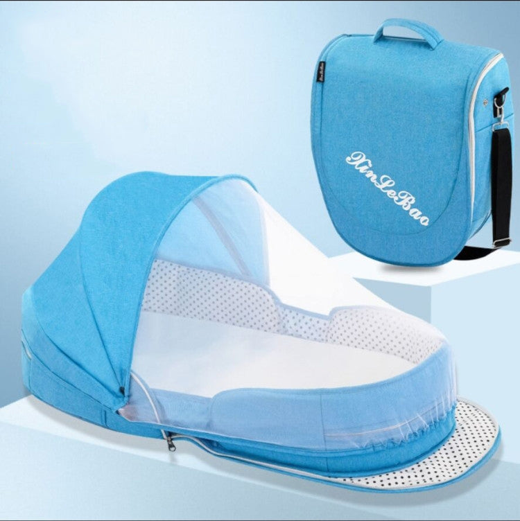 706 背包式便攜可移動嬰兒床 多功能可摺疊寶寶床