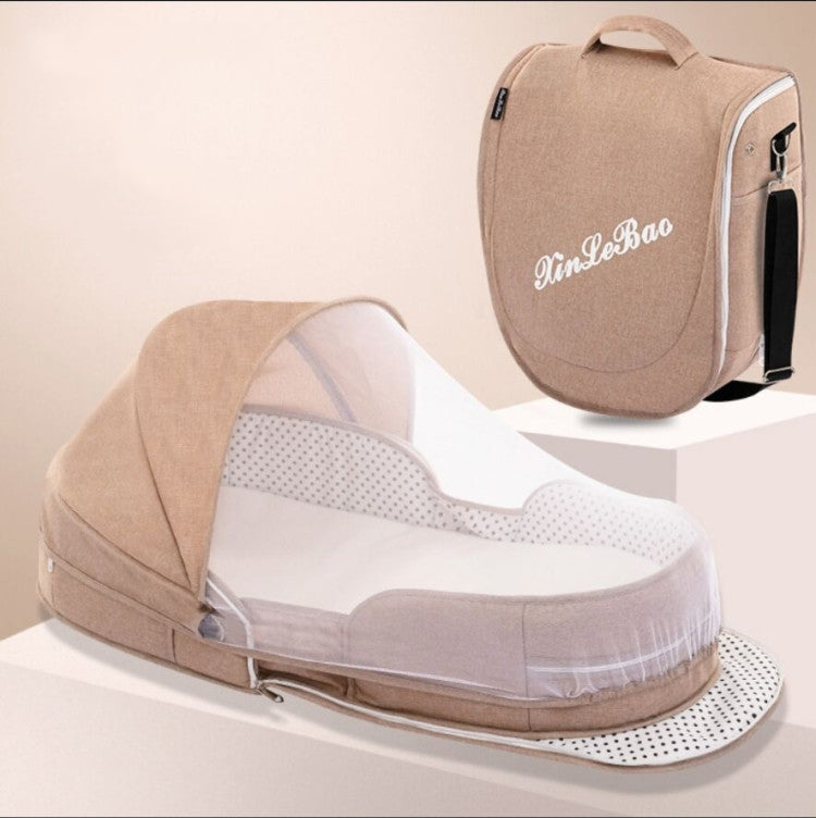 706 背包式便攜可移動嬰兒床 多功能可摺疊寶寶床