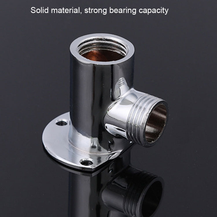 帶底座頂噴桿淋浴管不銹鋼花灑出水管彎管