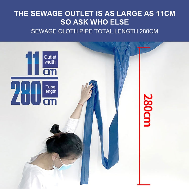 1-2匹中號 空調清洗罩帶接水罩子清洗工具, 1pc Cover, Cover + Protective Wall Cloth, Cover+Hood Cloth Pipe, 3-in-1 Kit, 4-in-1 Kit, 5-in 1Kit