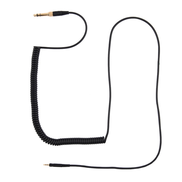 ZS0185 適用於森海 HD598 / HD558 / HD518 / HD595頭戴彈簧耳機線，線長：1.4m-3m, ZS0185