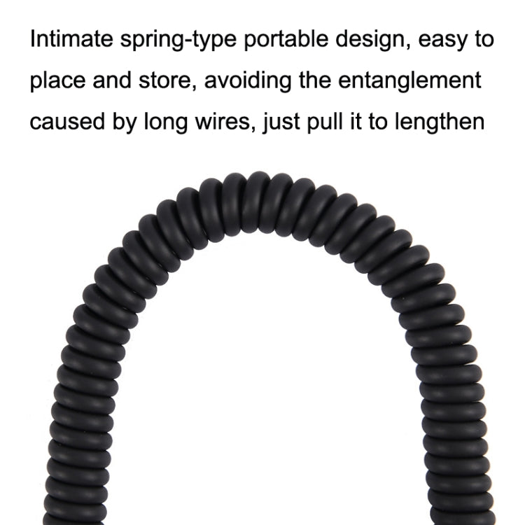 ZS0185 適用於森海 HD598 / HD558 / HD518 / HD595頭戴彈簧耳機線，線長：1.4m-3m, ZS0185