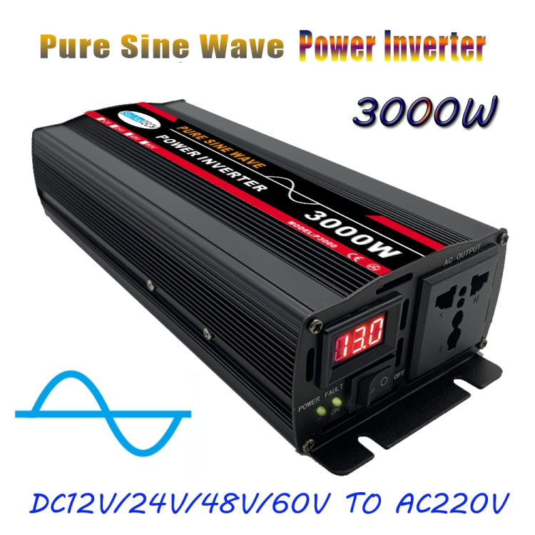 大功率車載正弦波逆變器電源轉換器, 3000W (Actual 500W) 12V to 220V, 3000W (Actual 500W) 24V to 220V, 3000W (Actual 500W) 48V to 220V, 3000W (Actual 500W) 60V to 220V, 4000W (Actual 800W) 12V to 220V, 4000W (Actual 800W) 24V to 220V, 4000W (Actual 800W) 48V to 220V     ...
