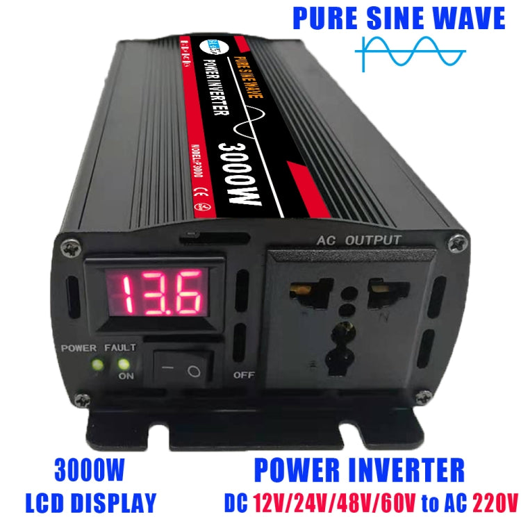 大功率車載正弦波逆變器電源轉換器, 3000W (Actual 500W) 12V to 220V, 3000W (Actual 500W) 24V to 220V, 3000W (Actual 500W) 48V to 220V, 3000W (Actual 500W) 60V to 220V, 4000W (Actual 800W) 12V to 220V, 4000W (Actual 800W) 24V to 220V, 4000W (Actual 800W) 48V to 220V     ...