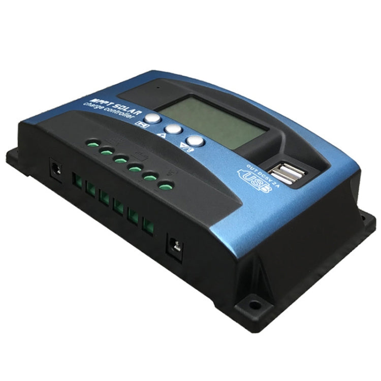 YCX-003 30-100A太陽能充電控制器 帶LED屏&雙USB口 智能MPPT充電器