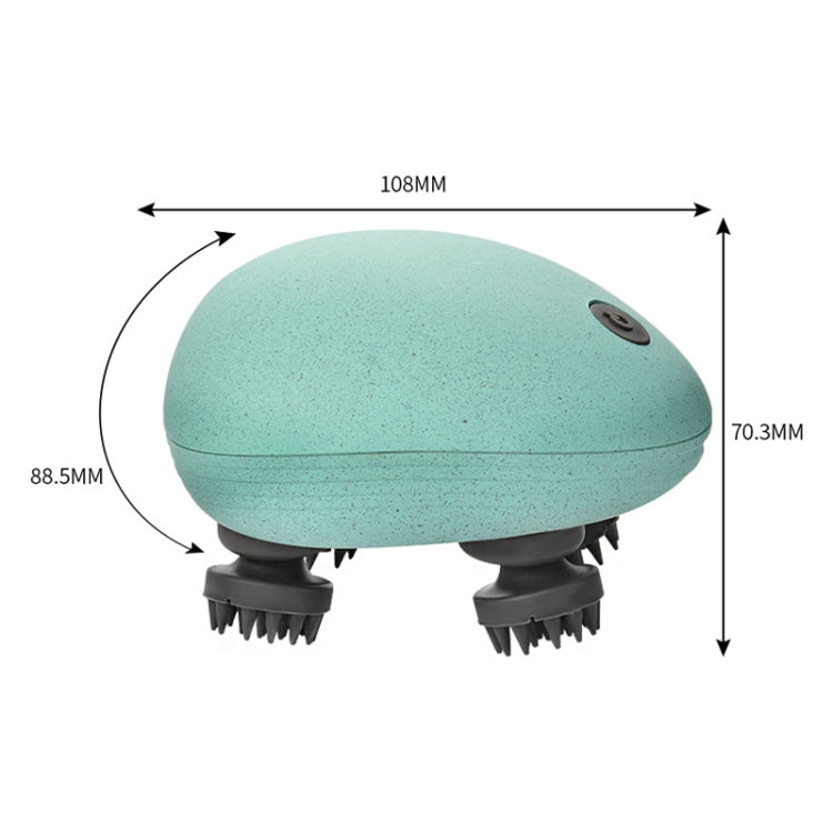 迷你電動頭部按摩器, Mini Blue, Mini Silver, Mini White