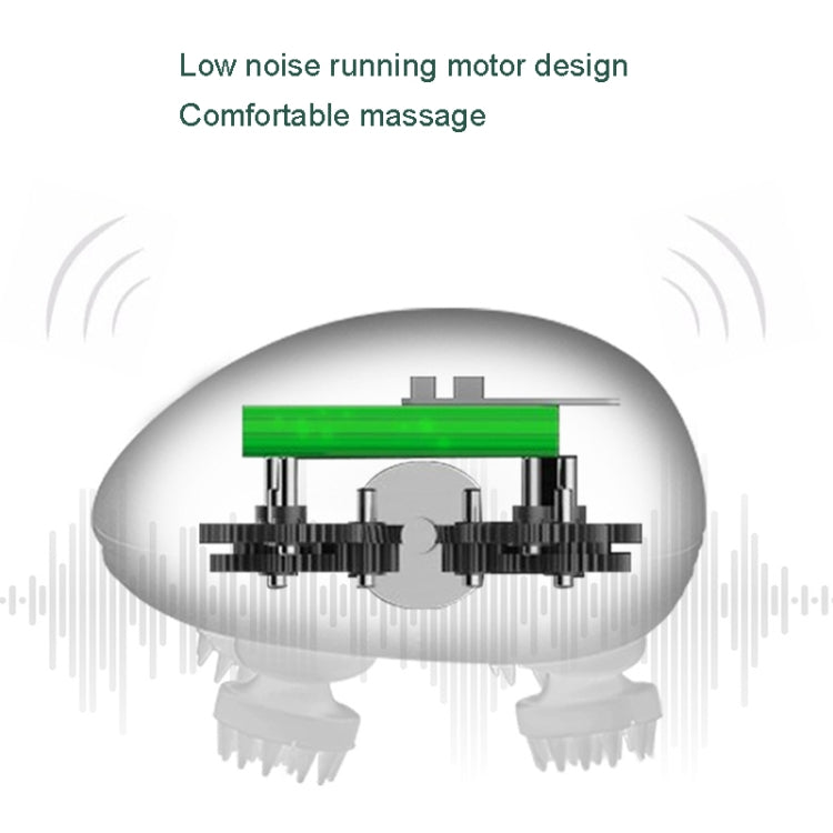 迷你電動頭部按摩器, Mini Blue, Mini Silver, Mini White
