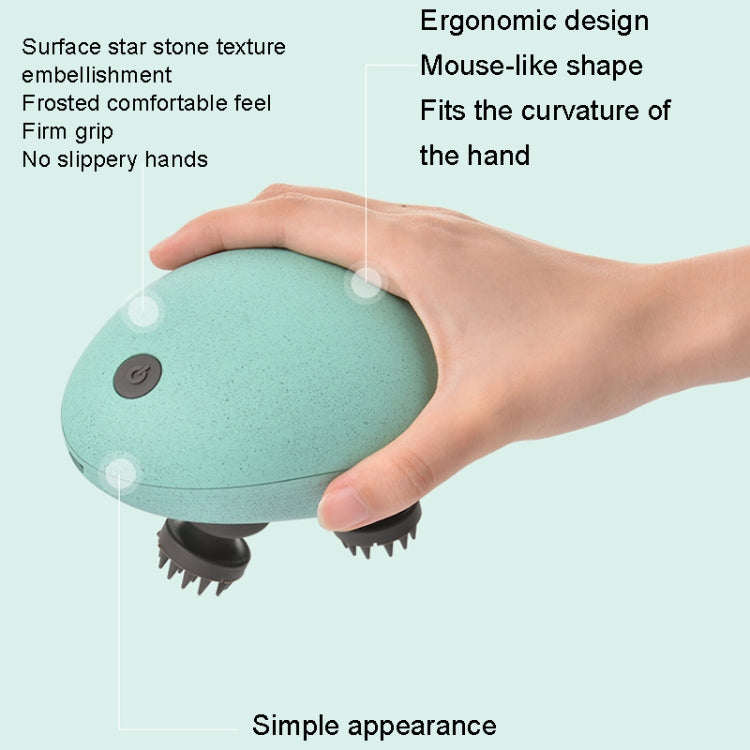 迷你電動頭部按摩器, Mini Blue, Mini Silver, Mini White