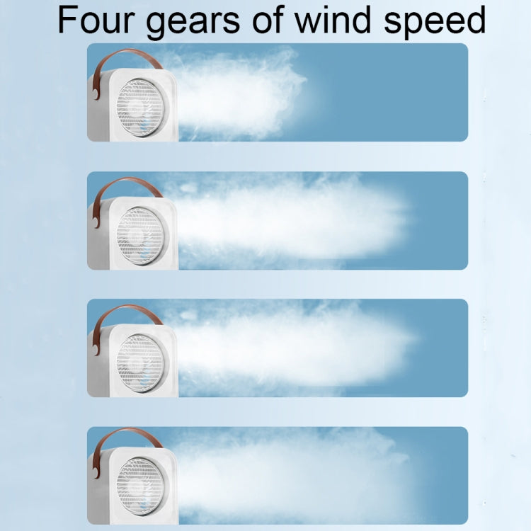 MT-F60 智能數顯USB充電冷風機 桌面噴霧加濕風扇, Standard Version, Remote Control Version, Sound Control Version