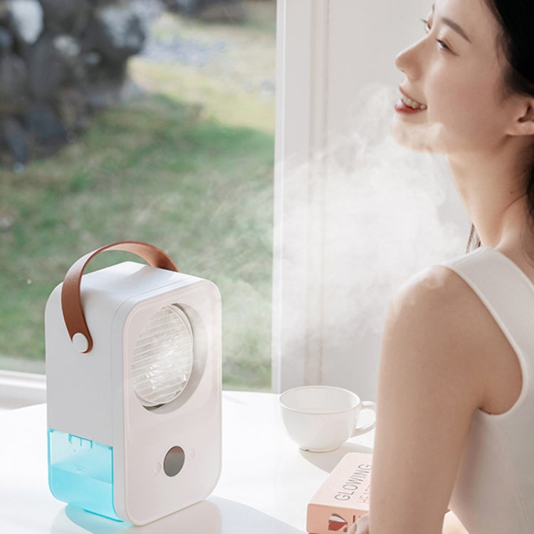 MT-F60 智能數顯USB充電冷風機 桌面噴霧加濕風扇, Standard Version, Remote Control Version, Sound Control Version