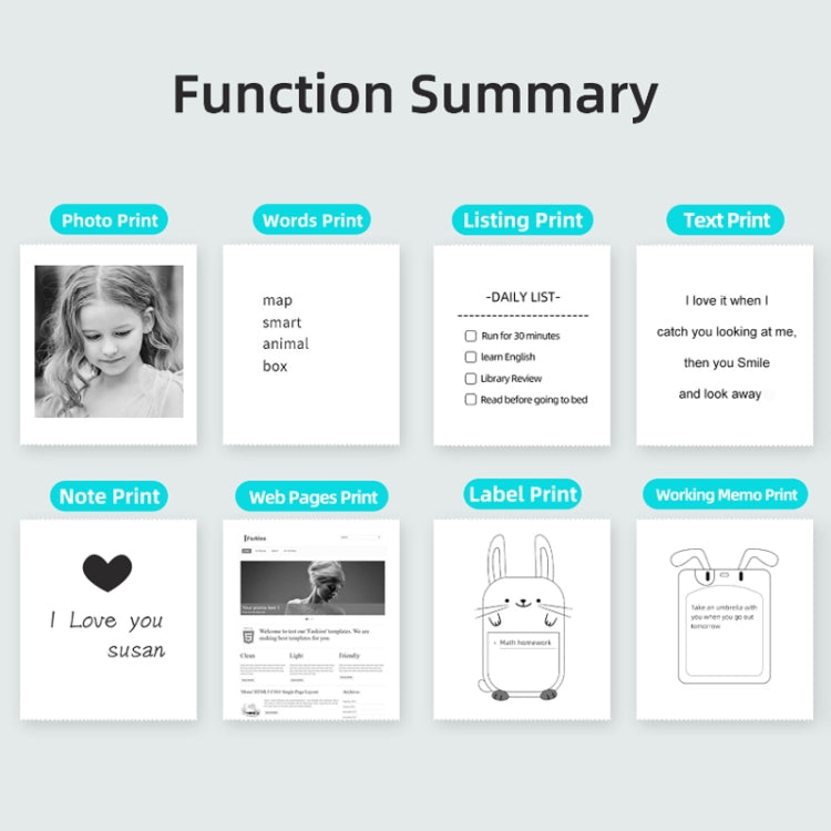 A31 藍牙手持便攜式不幹膠熱敏打印機, Pink, Blue, Pink+5 Rolls Printer Paper, Blue+5 Rolls Printer Paper, Pink+3 Rolls Colored Paper, Blue+3 Rolls Colored Paper