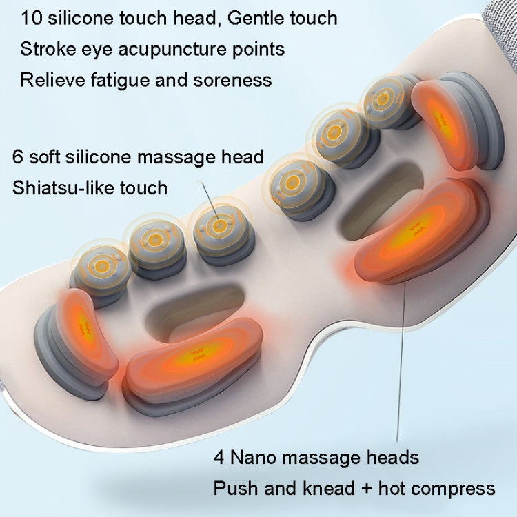 uEye2 藍牙音樂眼部按摩器 熱敷振動護眼儀, uEye2