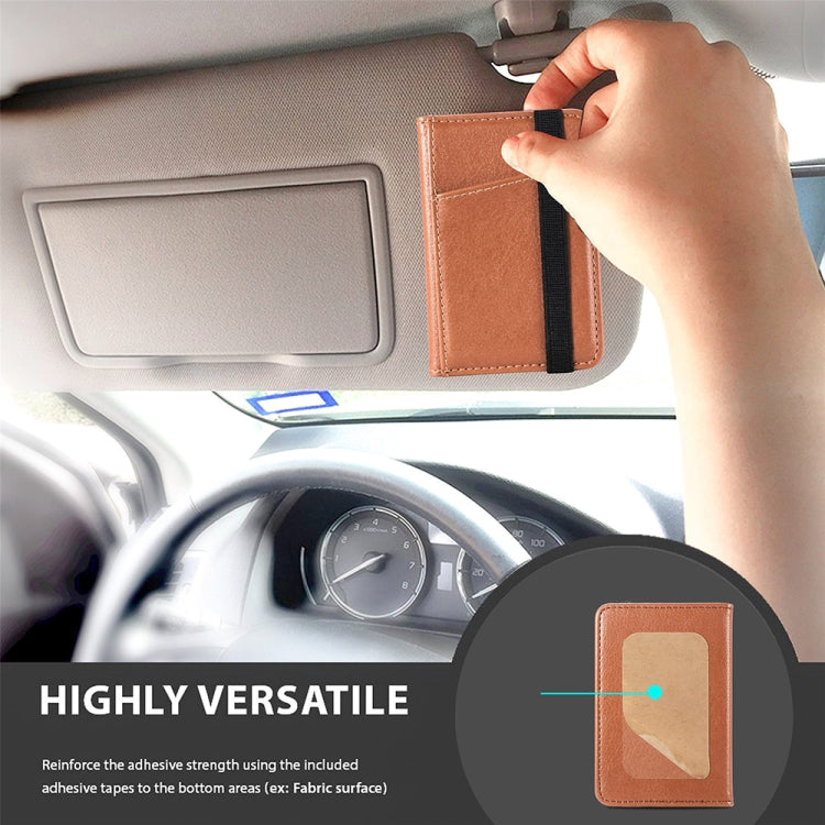 多功能PU皮手機背貼卡包 帶支架功能