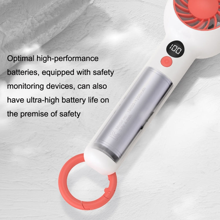 F2302 帶掛鈎手持便攜迷你USB辦公室學生風扇, F2302