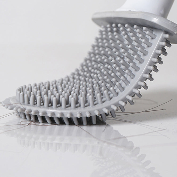 軟膠馬桶刷 夾縫無死角清潔刷