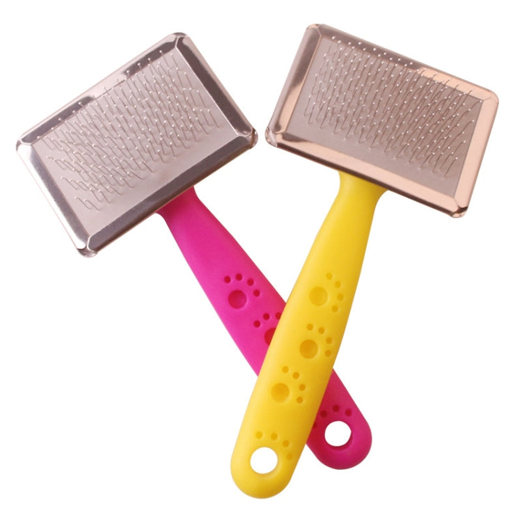 BG-W1347 寵物祛毛按摩梳子 狗狗清潔工具，顏色隨機發貨, S, M, L, XL