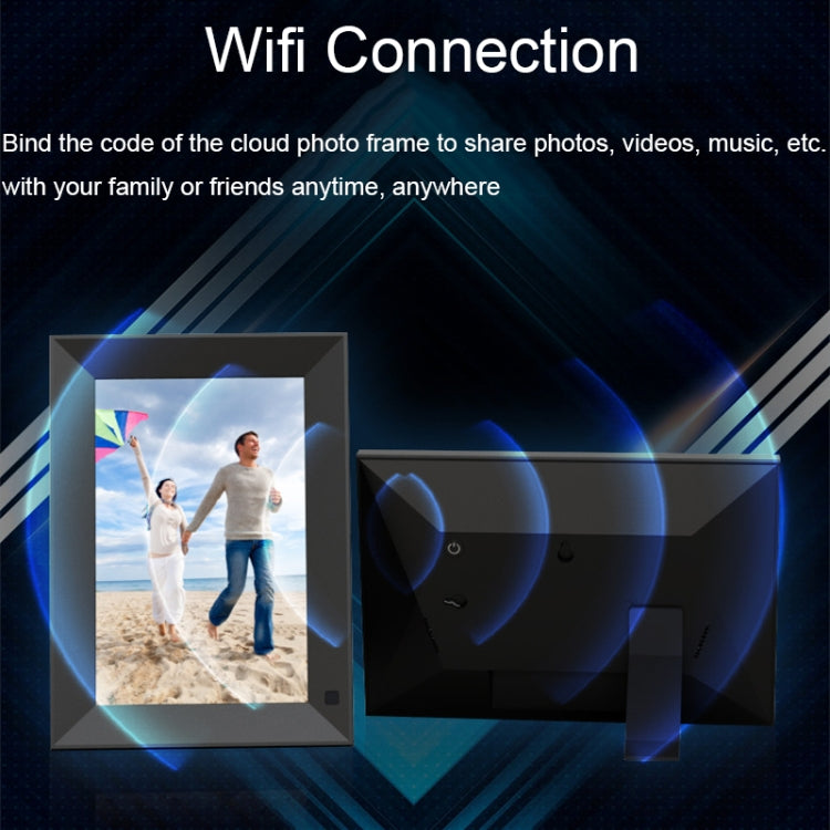 8寸智能觸控鬧鐘日曆电子相框 帶人體感應功能，美規插頭