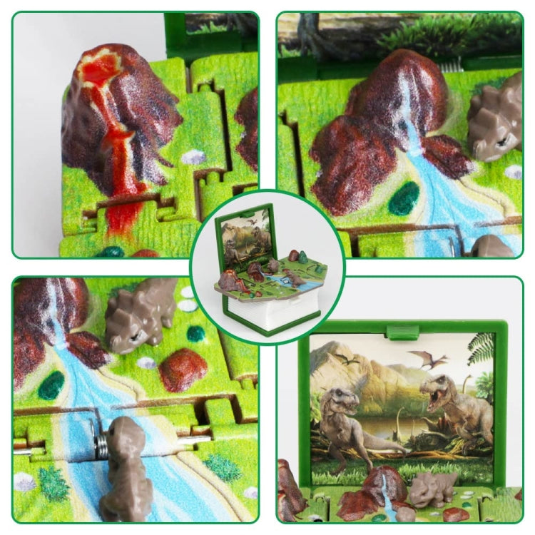 立體摺疊書鑰匙扣 兒童益智玩具