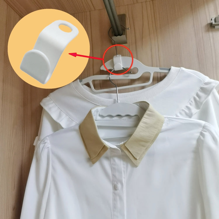 50個賣 衣架連接掛鈎 家用可疊加鈎子