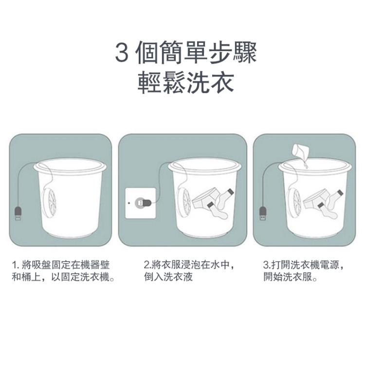 便攜迷你渦輪開關三檔定時洗衣機
