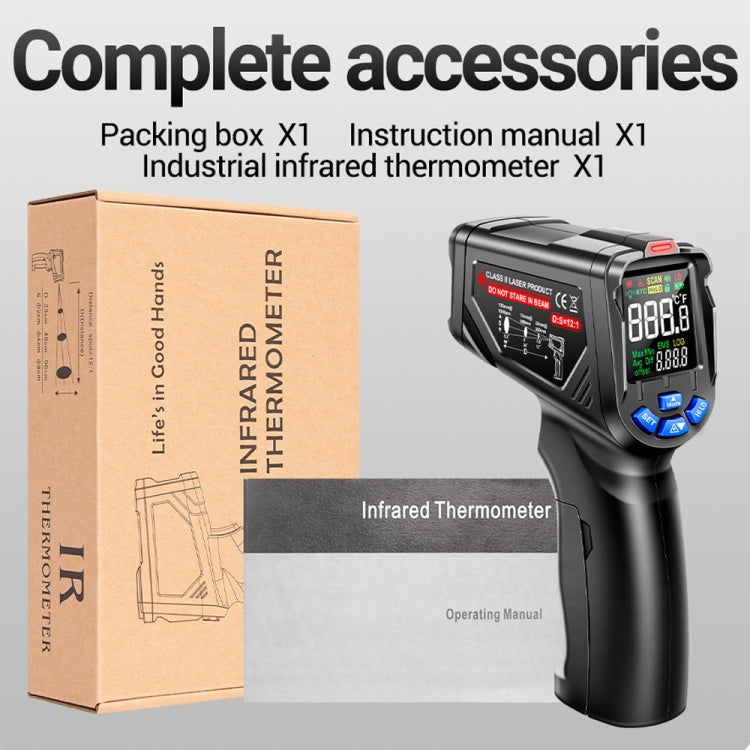 ANENG TH06 油溫高精度測溫儀激光烘培紅外水溫度計