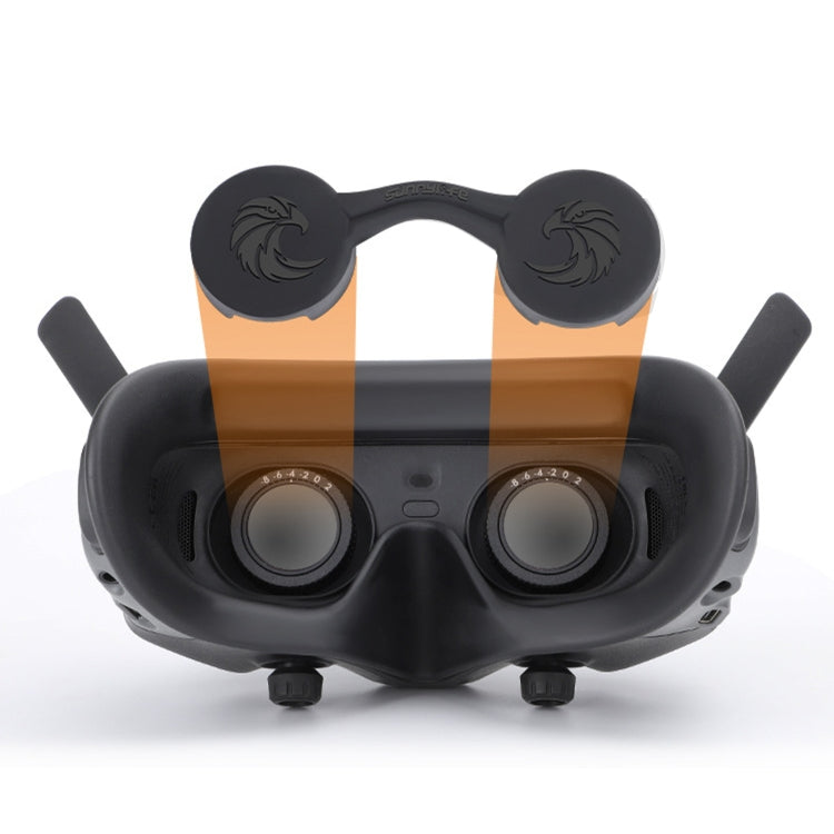 適用DJI Goggles 2 Sunnylife AT-BHT565 防塵鏡頭保護罩VR眼鏡硅膠套蓋