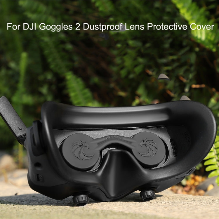 適用DJI Goggles 2 Sunnylife AT-BHT565 防塵鏡頭保護罩VR眼鏡硅膠套蓋
