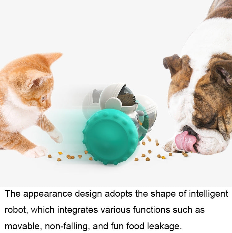 087DT 不帶電搖擺車寵物漏食器 不倒翁益智平衡車狗狗玩具