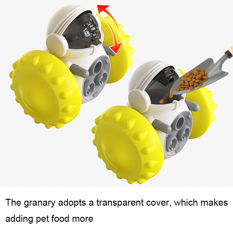 087DT 不帶電搖擺車寵物漏食器 不倒翁益智平衡車狗狗玩具